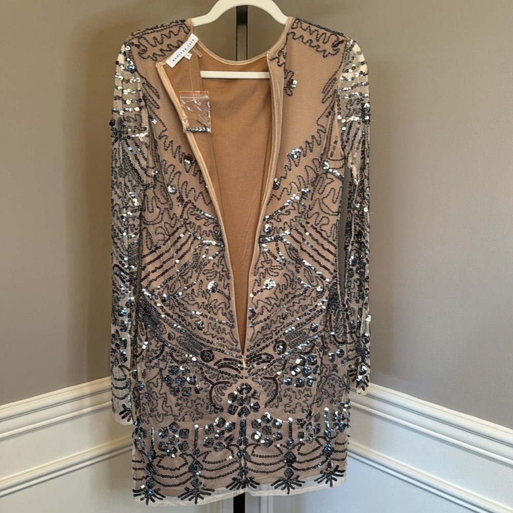 Vici REKINDLED LOVE EMBELLISHED DRESS size large - Picture 12 of 13
